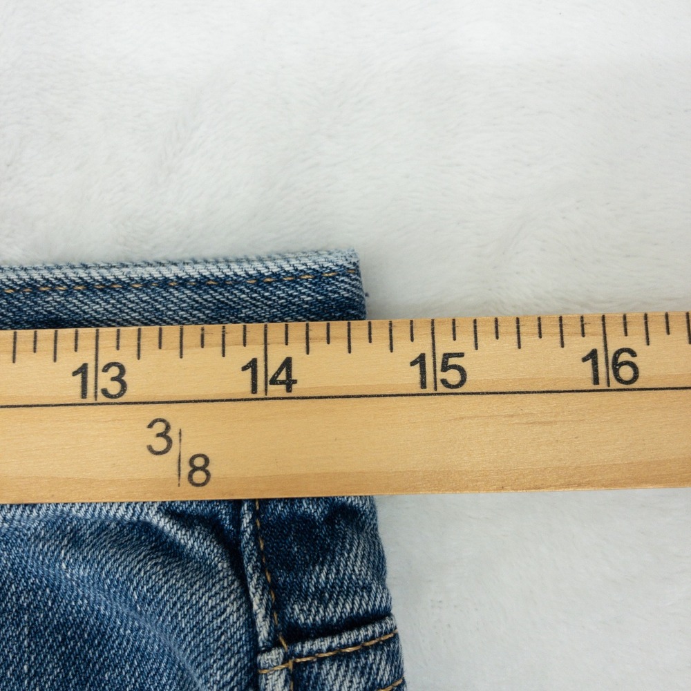 Gap Barrel High Rise Jeans Womens Size 27 4R Indigo Blue Denim Tapered Leg - Picture 15 of 16
